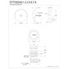 Kingston Brass DTT5302A7 Made to Match Easy Touch Toe-Tap Conversion,