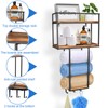 MOUGIGI Towel Rack Wall Mounted - Space-Saving Design for Small