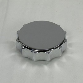 Early "CAM" Bayonet style 1936-1982 FL FX XL Harley Chrome Vented Motorcycle Gas Tank Cap - Scallop Style - Chopper Bobber Cafe Racer
