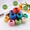 Gray Jute Burlap Ribbon Twine Rope Cord String Pack Roll