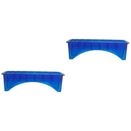 LALAFINA 2pcs Hair Clipper Comb Box Barber Clipper Case Clipper Guards Clipper Guard Holder Hairdressing Tool Holder Hairdressing Tool Organizer Plastic Supplies Storage