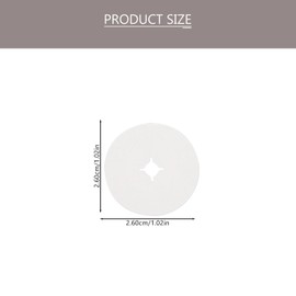 GLEAVI Peg Hook Stoppers 100pcs Anti-Slip Hook Blockers Anti-Slip Sheets Display Hook Accessories 1-inch Stock Control Clips Hook Product Stoppers Non-Slip Plastic Film Peg Hook Stopper