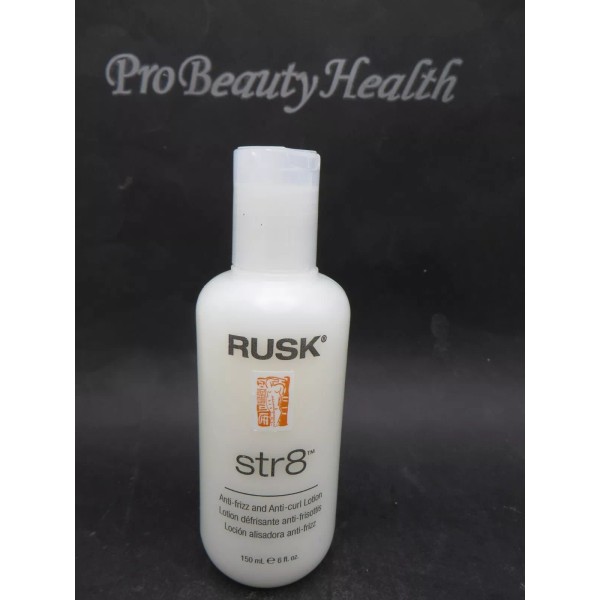 RUSK STR8 Anti Frizz and Anti Curl Lotion 6 oz
