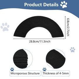 Ruisenda 8 Pack Activated Carbon Filters Compatible with Litter-Robot 4, Pre-Cut Cat Litter Box Filter Replacement Filters to Absorb Odors & Controls Moisture