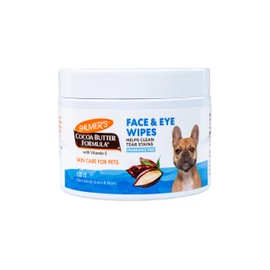 Palmer's for Pets Palmer's for Pets Facial Cleansing Pads with Cocoa Butter 100ct; Small Face Wipes for Dogs with Vitamin E and Cocoa Butter, Dog Eye Cleaning Wipes