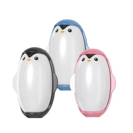 Washable Sticky Roller, Penguin Shape Reusable Lint Roller Ball for Clothes and Pet Hair, Portable Sticky Gel Roller for Travel, Extra Sticky and Durable Mini Lint Remover Ball for On-the-Go Use(3Pcs)