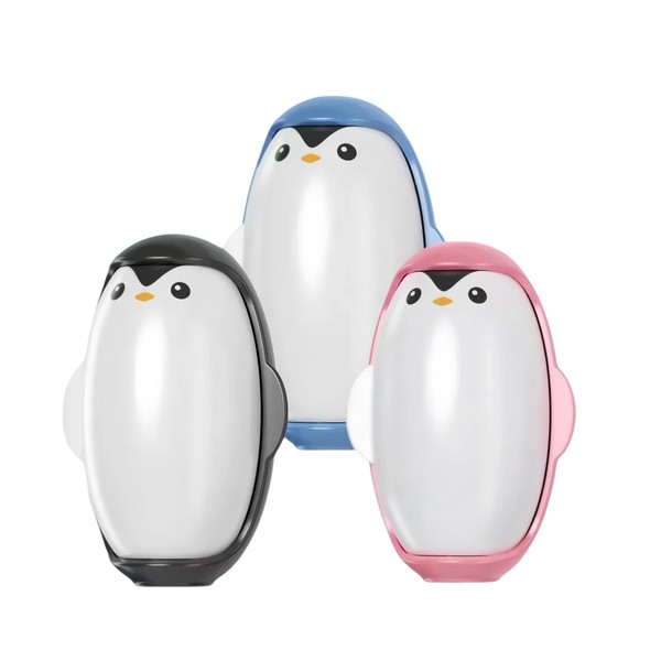 Washable Sticky Roller, Penguin Shape Reusable Lint Roller Ball for