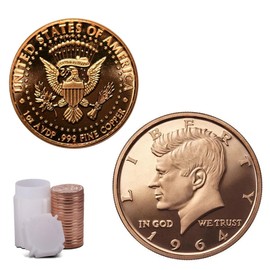 Katy Craig 20 x 1oz Copper Rounds John F Kennedy (JFK) USA 999 Fine Bullion Supplied in Tub