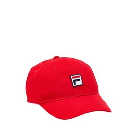 FILA Unisex Adult's Badge Cap, Red, One Size