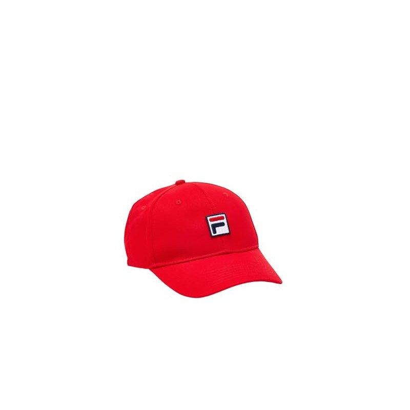 FILA Unisex Adult's Badge Cap, Red, One Size