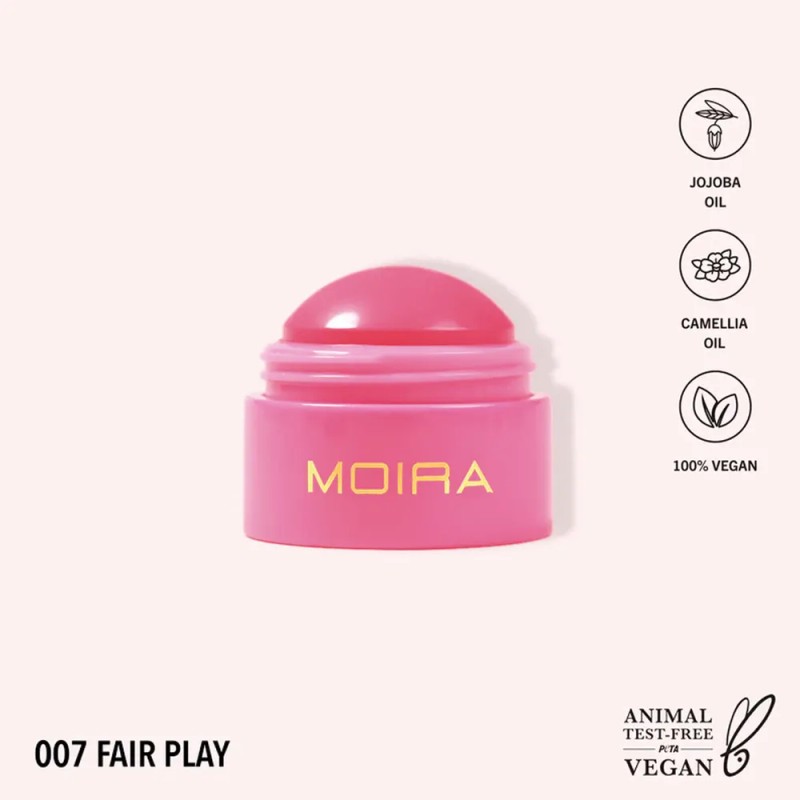 Rubor Moira Soft Blush Balm Tono Del Maquillaje 007 Fair