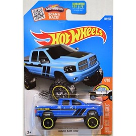Hot Wheels, 2016 HW Hot Trucks, Dodge Ram 1500 [Blue] Exclusive #144/250