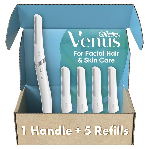 Gillette Venus Gillette Venus Facial Razor, Exfoliating Dermaplaning Tool for