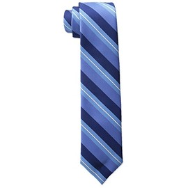 Wembley Men's Versailles Stripe Tie,Blue,One Size