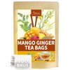 TeeLux Mango Ginger Tea, Zesty Ginger Root & Warm Cinnamon