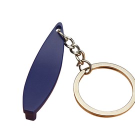 [ALOHAMONI] Metal Surfboard Keychain Keychain Metal Bottle Opener Hawaiian Miscellaneous Goods Hawaii Ocean Beach Vintage Retro Cafe California West Coast Resort HAWAII, blue (navy blue)