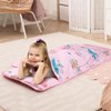 Toddler Nap Mat with Removable Pillow, 100% Cotton with Microfiber