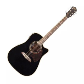 Oscar Schmidt Model OG2CEB-A - Acoustic Electric Dreadnought Size Guitar - Black