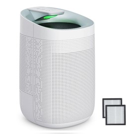 Sefaul 1000ml Air Dehumidifier with Air Purifying Function, WIFI Smart Remote Control, Auto Shut Off, 2-Pack Replacement True HEPA Filter, Ideal for Closet Bedroom or Bathroom at Home Q9-White