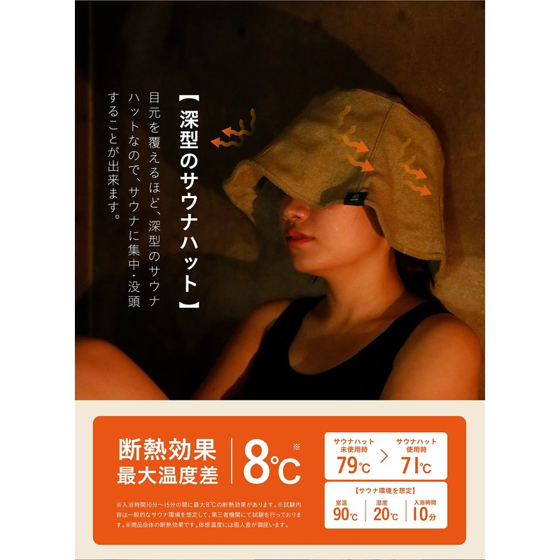 CBJ Sauna Hat, One Size Fits Moss Green, 23.6 inches