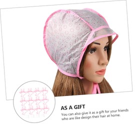 TOVINANNA 12pcs Hair Dye Caps Hooks Highlighting Cap for Easy Hair Coloring Salon Use Includes Highlighting Hooks