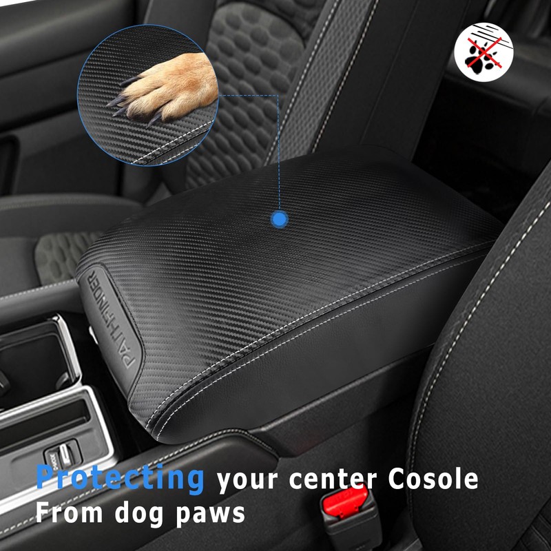 INTGET Center Console Cover for Nissan Pathfinder Accessories 2022 2023