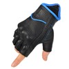 Harssidanzar Mens Motorcycle Gloves Leather Perforated Motorcycle Driving Gloves CM044EU,