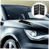 NOLITOY 2pcs Hood Vents Cover for Car Engine Ventilation Realistic