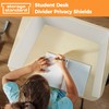 4-Pack Classroom Privacy Shields for Student Desks - Easy to