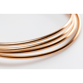 14 Gauge, Bronze Wire CDA #521 Alloy Jewelry Grade Dead Soft (Round) Made in USA - 5FT by CRAFT WIRE