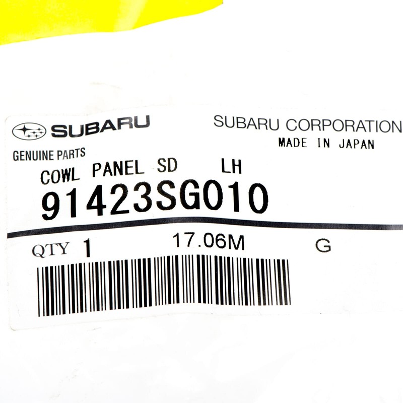 Subaru 2014-2018 Forester 91423SG010 91423SG000 Cowl Panel Set Left and