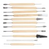 11pcs Soft Clay Carving Knives Multipurpose Stainless Pottery Sculpting Tools