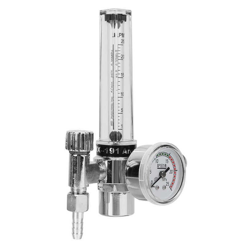 Argon Gas Pressure Reducer Argon Gas Meter Outlet Male Thread