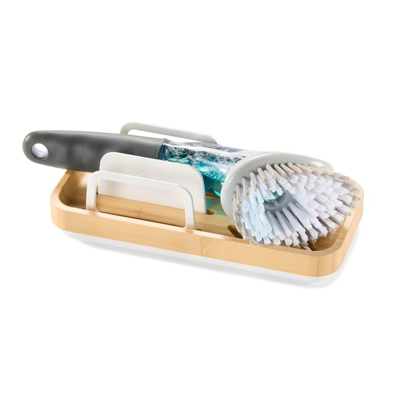 Polder Harmony Sink Caddy, Brush and Sponge Holder for Kitchen