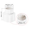 PATIKIL PVC Reducer Pipe Fitting 63mm to 40mm ID, Straight