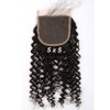 Sent Hair 5 x 5 de pelo rizado con cierre