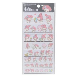 My Melody Sticker 4 Size Sticker Sanrio