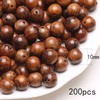 HERZWILD Natural Roosewood Round Beads Brown Natural Wood Round Beads