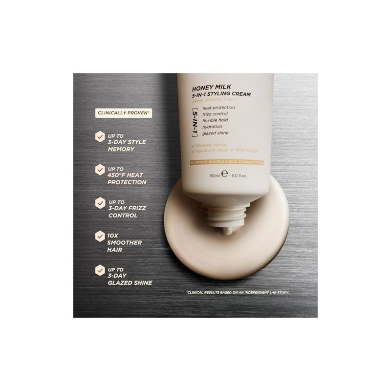 Gisou Honey Milk 5-in-1 Crema de peinado 5.0 fl. oz.