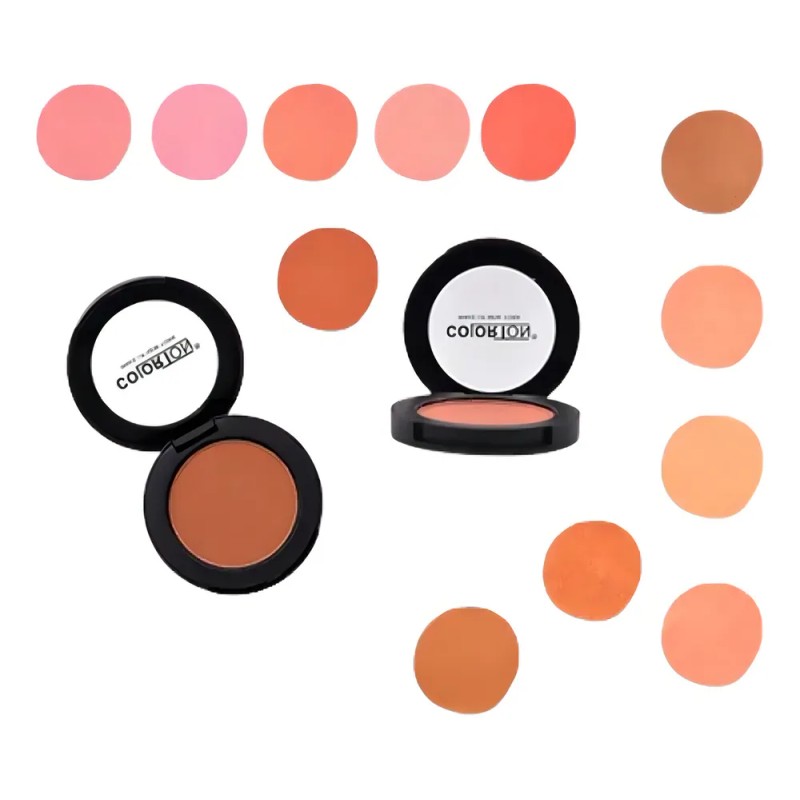 Rubor Mineral Blush Colorton Tono Del Maquillaje 7 Brown