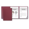 Pack of 10 3-Part Application Folders Red Berry Red Favourit