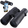 12x42 HD Adult Binoculars: Compact, Lightweight for Bird Watching, Travel,