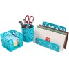 EasyPAG Dark Teal Desk Organizer Set 3 Piece Accessories Caddy