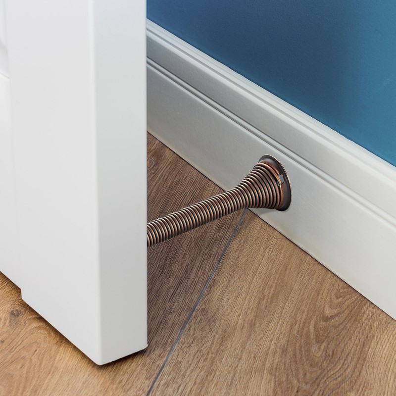 Ravinte Door Stoppers, 36 Pack Spring Door Stops with Rubber