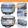 Trunab Rolling Scrapbook Tote Craft Organizers and Storage with Wheels,