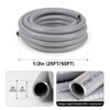 Elecoman 1/2inch 50ft Liquid-Tight Conduit and Connector Kit,Flexible Non Metallic
