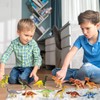 Pack of 12 Mini Dinosaur Figures, Dinosaur Figures Toy, Small