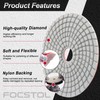 FOCSTOL Diamond Wet Polishing Discs - Pack of 6 100