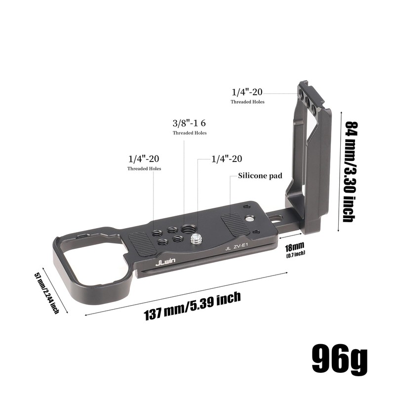 FOTGA Quick Release Plate L-Angle Vertical Quick Release Plate L-Bracket