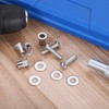 sourcing map 1/4-20 Rivet Nuts and Bolts 1" Button Head